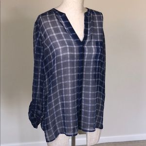 Joie Chiffon button-down blouse